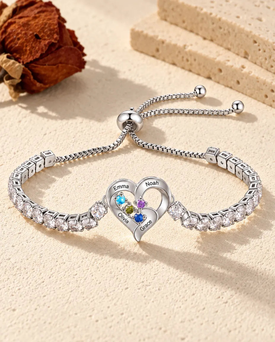 Armband mit Gravur für Mama - Vorderansicht