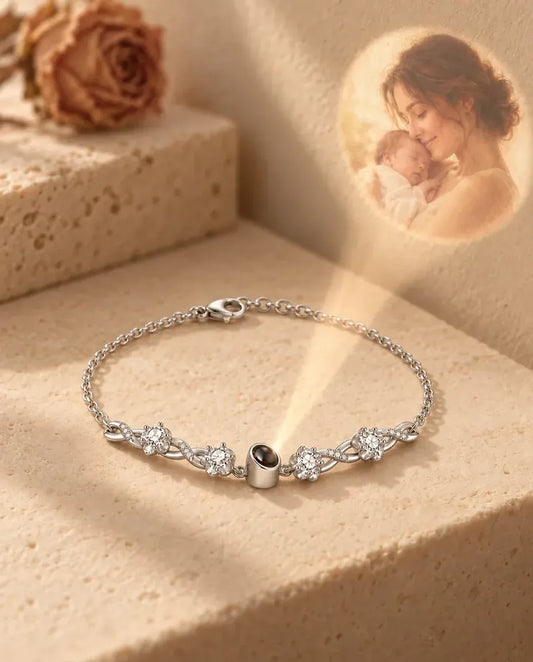 Armband mit Bild - projiziert das verborgene Foto an die Wand