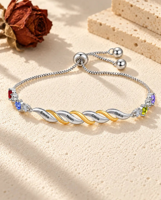 Armband mit Gravur für Mama - Vorderansicht