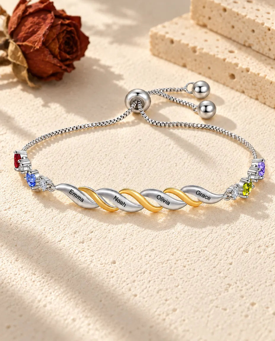 Armband mit Gravur für Mama - Vorderansicht