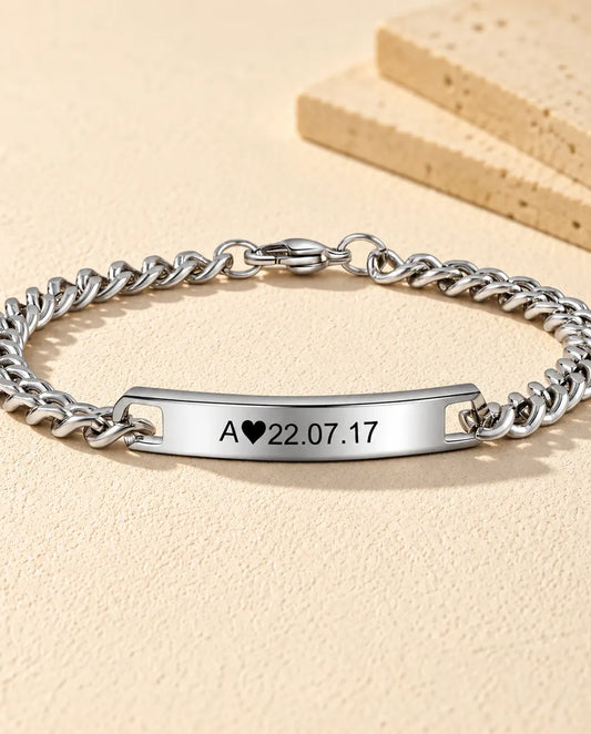 Armband mit Gravur - Vorderansicht