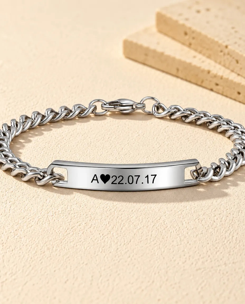 Armband mit Gravur - Vorderansicht