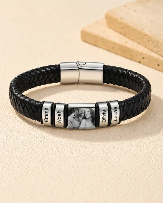 Armband mit Gravur für Herren - Vorderansicht