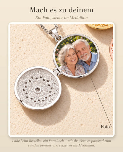 Anleitung zur Personalisierung: So kommt dein Foto ins Medaillon mit Mandala-Blume